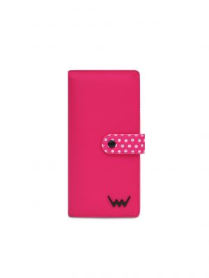 Růžová puntíkatá peněženka Vuch