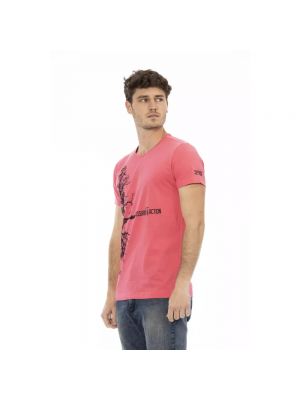 Camiseta de cuello redondo Trussardi rosa