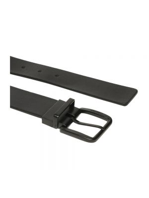 Cinturón de cuero clásico Calvin Klein negro