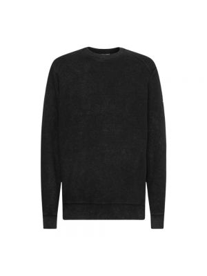 Bluza dresowa z dżerseju Calvin Klein czarna