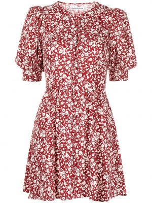 Trykt floral dress Reformation rød