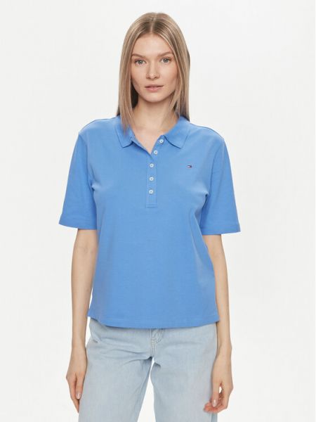 Polo marškinėliai Tommy Hilfiger mėlyna
