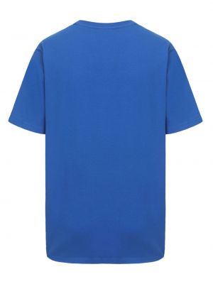 Bavlněné tričko s potiskem Shanghai Tang modré