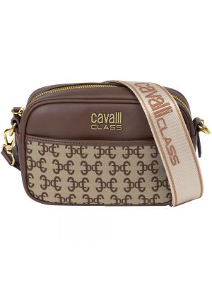 Бежевая сумка через плечо Cavalli Class