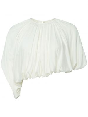 Bluse mit plisseefalten Altuzarra weiß