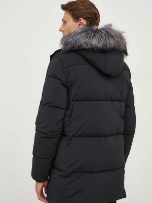 Téli kabát Guess fekete