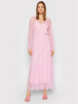 Βραδινό φόρεμα Twinset ροζ