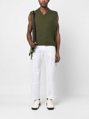 Rovné kalhoty Jean Paul Gaultier Pre-owned bílé