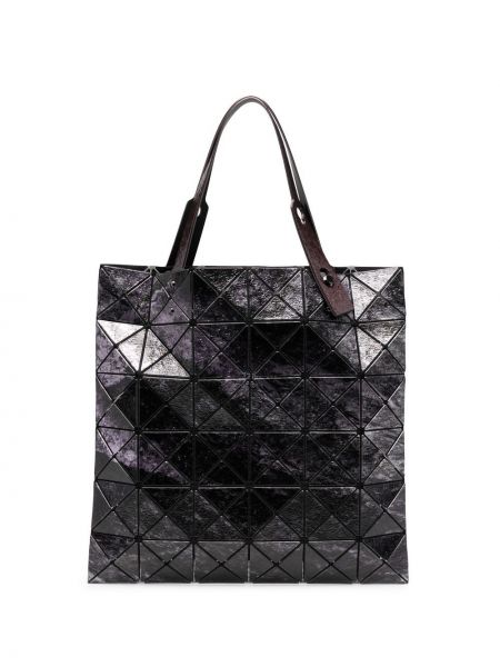 Geantă shopper cu imprimeu geometric Bao Bao Issey Miyake negru