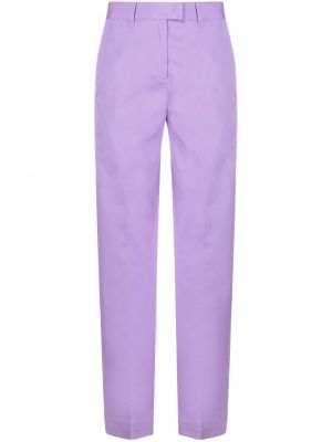 Pantaloni cu picior drept The Attico violet