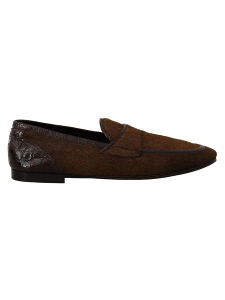Loafers Dolce And Gabbana brązowe