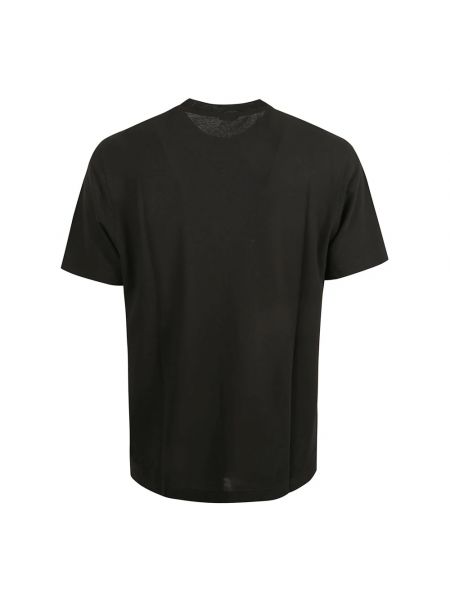 Hemd aus baumwoll mit rundem ausschnitt Zanone schwarz