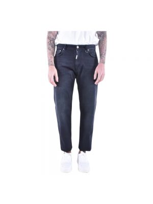 Proste jeansy relaxed fit Represent czarne