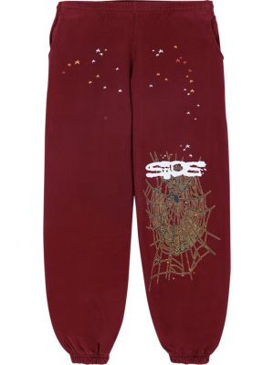 Спортивные штаны Sp5der красные
