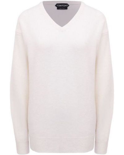 Кашемировый пуловер Tom Ford, белый