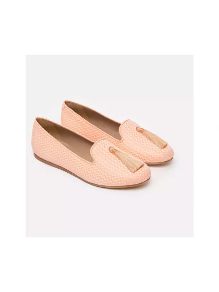 Loafers de cuero Charles Philip Shanghai rosa