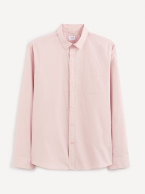 Μακρυμάνικο πουκάμισο Celio ροζ