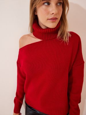 Džemperis ar augstu apkakli Happiness İstanbul sarkans