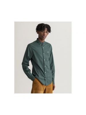 Koszula Gant zielona