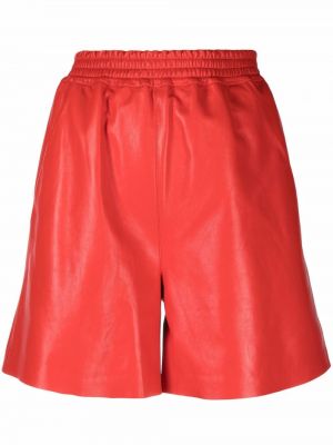 Nahast lühikesed püksid Desa 1972 punane