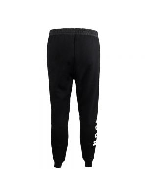 Pantalones de chándal de algodón Dsquared2 negro