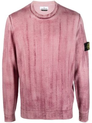 Ull sweatshirt Stone Island rosa