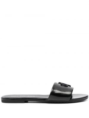 Sandale slip-on Calvin Klein Jeans negru