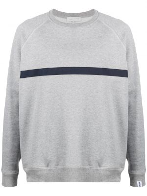 Gestreifter sweatshirt mit rundem ausschnitt Mackintosh grau