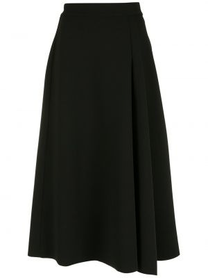 Falda midi Alcaçuz negro