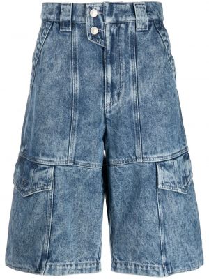 Shorts di jeans Marant blu