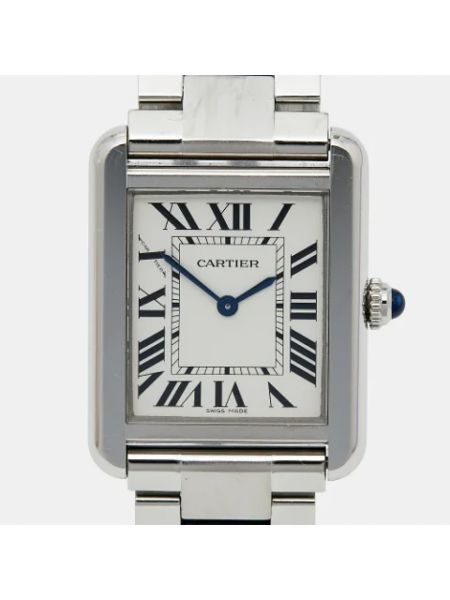 Relojes de acero inoxidable Cartier Vintage