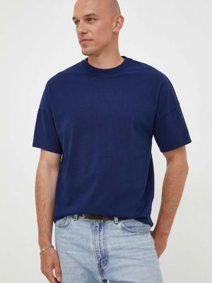 Bombažna majica American Vintage modra