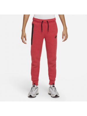 Pantalon en polaire Nike rouge