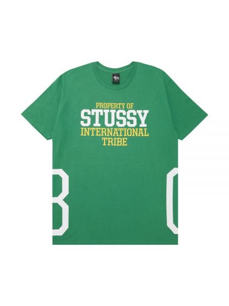Футболка Stussy зеленая