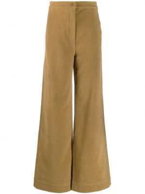 Pantalones de cintura alta Katharine Hamnett London marrón
