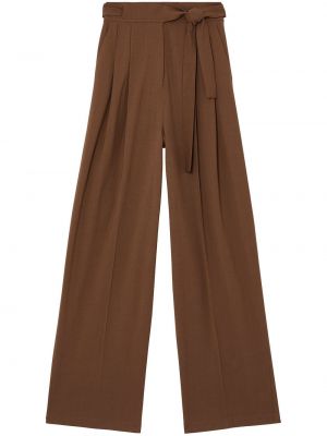Pantalones bootcut Burberry marrón