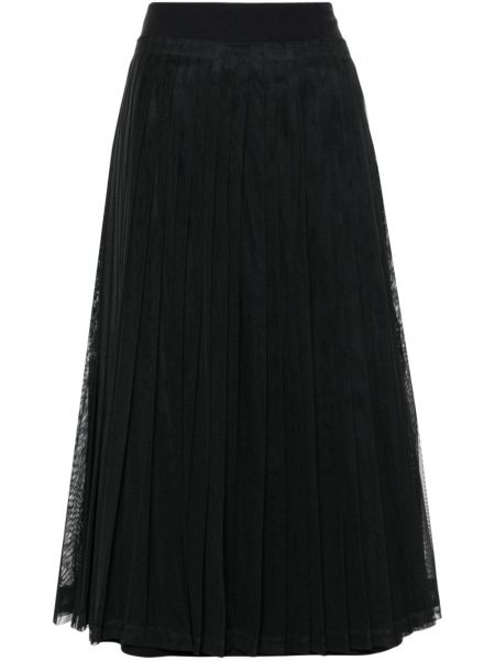 Plisované midi sukně Fabiana Filippi černé