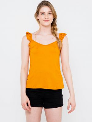Tričko Camaieu oranžová