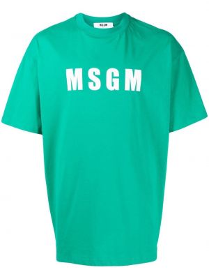 T-shirt Msgm grön