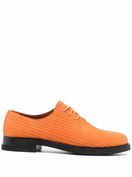 Кружевные замшевые туфли на шнуровке Camper, оранжевый