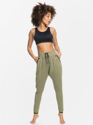 Pantaloni sport Roxy verde