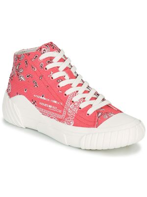Sneakerși cu dungi de tigru Kenzo roz
