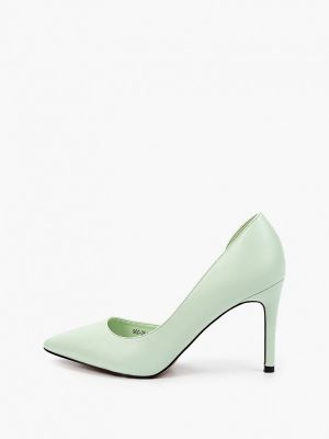 Бархатные туфли Velvet зеленые