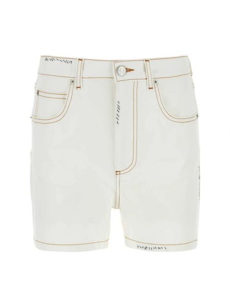 Białe szorty jeansowe Marni