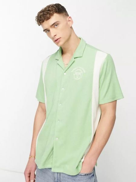Рубашка Sergio Tacchini зеленая