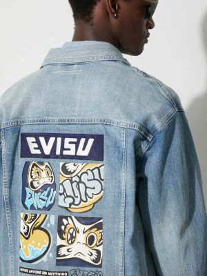 Traper jakna oversized Evisu plava
