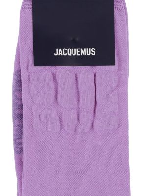 Κάλτσες Jacquemus μωβ
