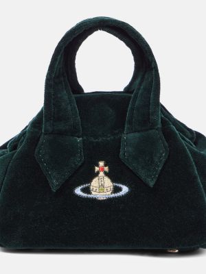 Aksamitna shopperka Vivienne Westwood czarna