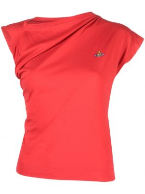 Tricou asimetric Vivienne Westwood roșu