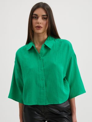 Košeľa Vero Moda zelená